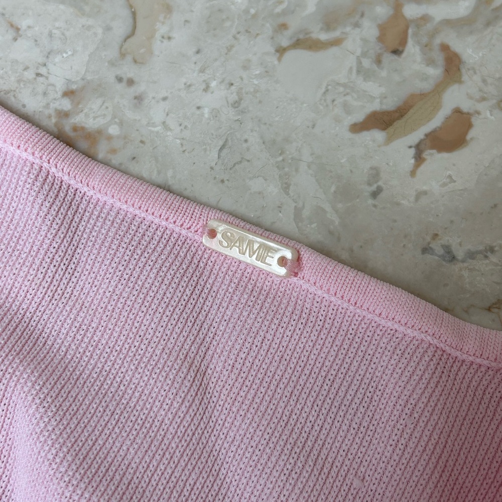 SAME SWIM Long Sleeve Cutout Pink Maxi Dress - Picture 11 of 12